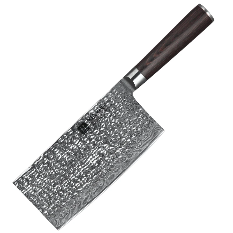 7 inch Japanese damascus steel kitchen cleaver chopping knife
7 inch Japanese damascus steel kitchen cleaver chopping knife