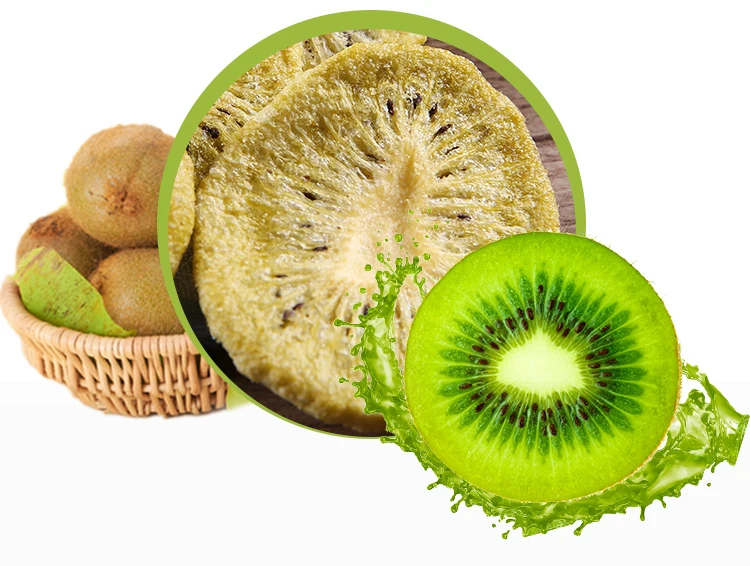 Vitamin c rich Freeze-dried Kiwifruit naturally fruit snacks wholesale