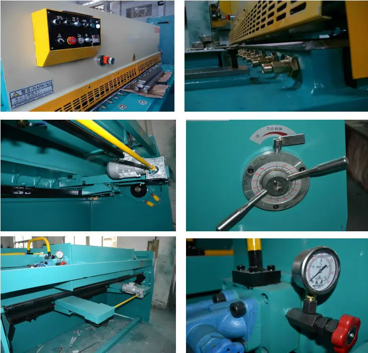 hydraulic guillotine for sheet metal machine, metal sheet cutting machine