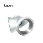 malleable iron pipe fittings tee lining plastic pipe fittings 2" lining plastic equal tee