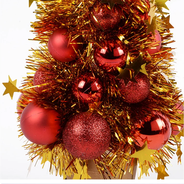 Luxury Golden Silver Yellow Artificial Mini Christmas Tree Buy Yellow