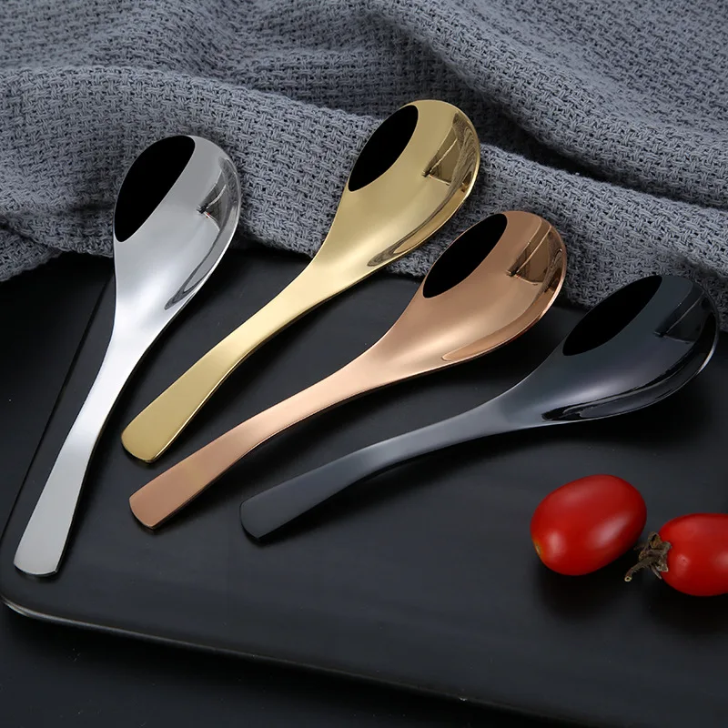 1PCS Stainless Steel Colorful Spoons Korea Silver Gold Soup Spoon Copper Cutlery Prevent Tableware Tool For Kids, Silver,gold,rosegold,purple ,black,blue
1PCS Stainless Steel Colorful Spoons Korea Silver Gold Soup Spoon Copper Cutlery Prevent Tableware Tool For Kids, Silver,gold,rosegold,purple ,black,blue