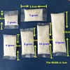 super absorbent polymer sachet as water absorbing material in vomit bag