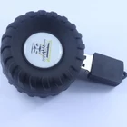Custom PVC pendrive 4gb promotion PVC USB memory stick wheel usb flash drive 8GB