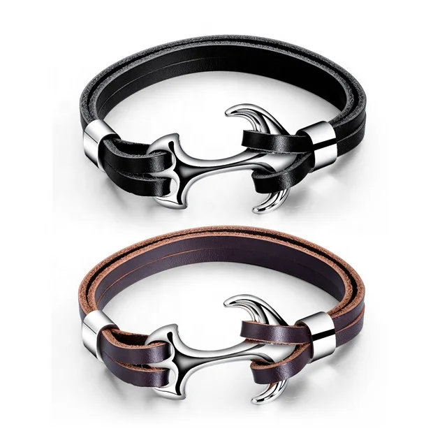 Poland Fashion Jewelry PU Leather With Men Stainless Steel Men Anchor Bracelet, White, brown
Poland Fashion Jewelry PU Leather With Men Stainless Steel Men Anchor Bracelet, White, brown
