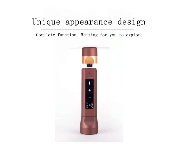 Outdoor sport led torch light bluetooth speaker with Flashlight power bank - ANKUX.COM