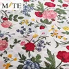 Wholesale floral plain chiffon printed fabric polyester stock lot in shaoxing