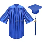 Unisex kindergarten Small Size Shiny Graduation Gown