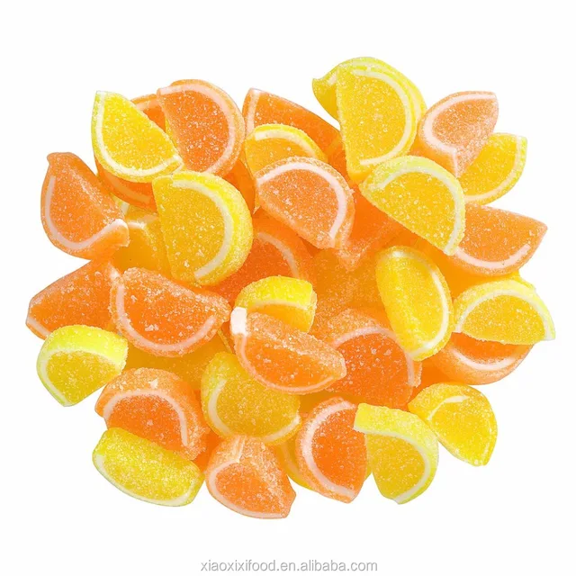 orange fruit candy