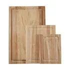 Anti bacterial small kitchen natural custom wood cutting board large