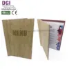 Best selling bar/hotel menu covers with factory direct sale price
