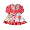 Drop Shipping OEM/ODM wholesale boutique patchwork floral cotton spring baby girls dress