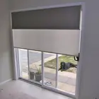 Double Layer Day Night Dual Blackout Roller Blinds Curtain For Window