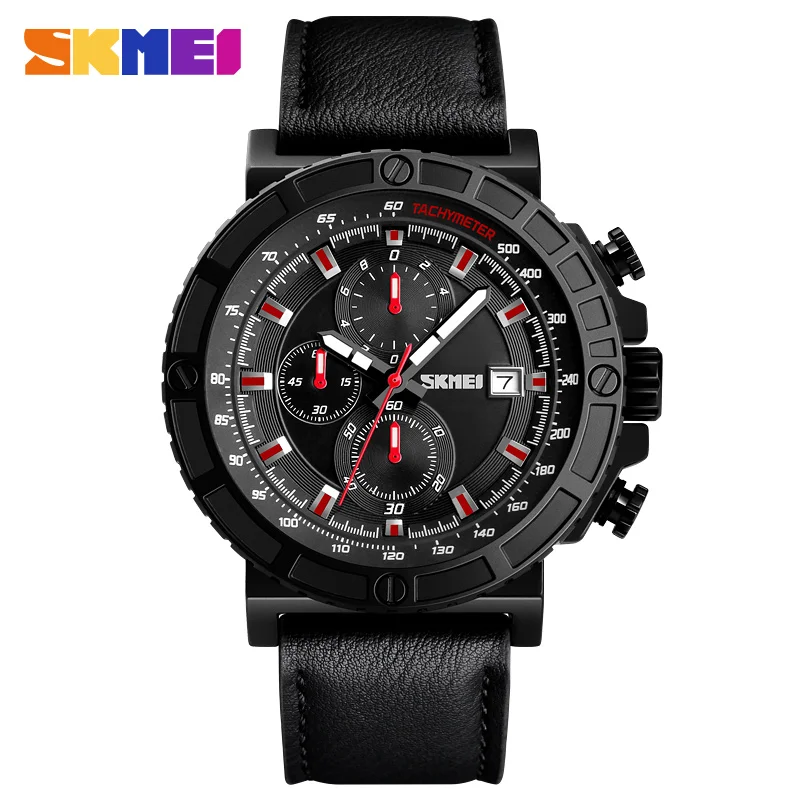 SKMEI 1350 Mens Watches Top Luxury Waterproof Date Quartz Watch Men Military Leather Sports Watches Man Clock Relogio Masculino
SKMEI 1350 Mens Watches Top Luxury Waterproof Date Quartz Watch Men Military Leather Sports Watches Man Clock Relogio Masculino