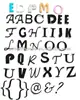 new products custom polyester Felt Self adhesive Decorative Alphabet Letters