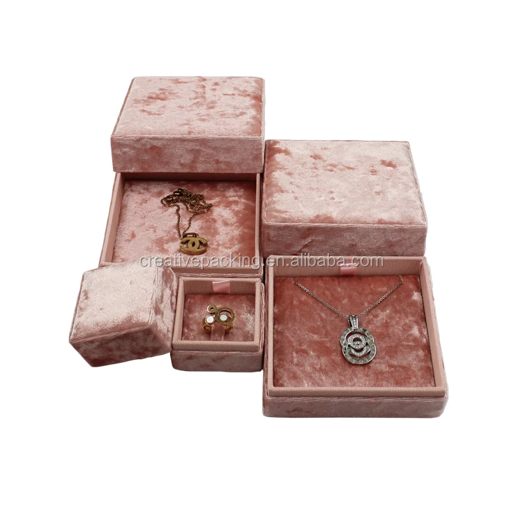your own various luxury romantic velvet jewellery gift box