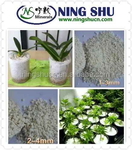 Wholesale 3-6mm bulk expanded perlite for hydroponics growing media