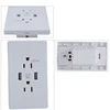 BX-U011 Universal Euro Type Electric Wall Switch Socket, 220V Multi-Function USB Wall Socket