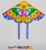 Beautiful butterfly kite colorful butterfly kite sports delta kite with flying handle and thread