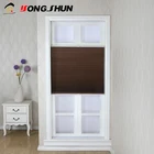 Manual operation optional stop blackout polyester window blinds honeycomb shades