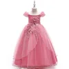 Wholesale baby frock designs fancy Flower Girl's Grown dress western wear for kids clothes girl dress