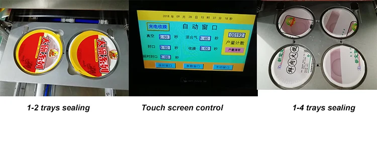 Reliable Automatic Plastic Deli Container Sealing Machine/cup Sealer Machine for Sale factory