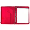 RED 600D Polyester Fabric Cover 4 Ring Binder Folder Portfolio Organizer Case Custom Leather Ring Binder
