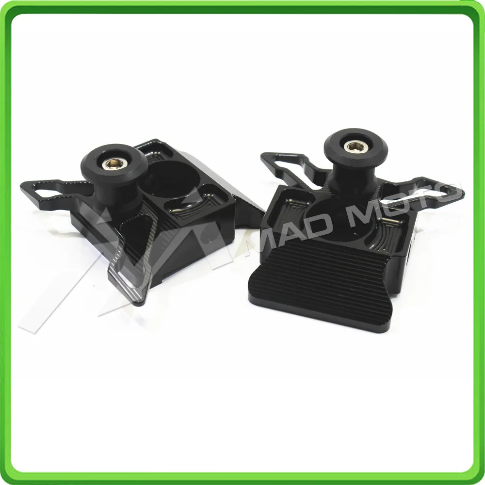 CNC rear chain adjusters with stand hook For Honda Grom MSX125 MSX 125SF 2013 2014 2015 2016 Black (8)