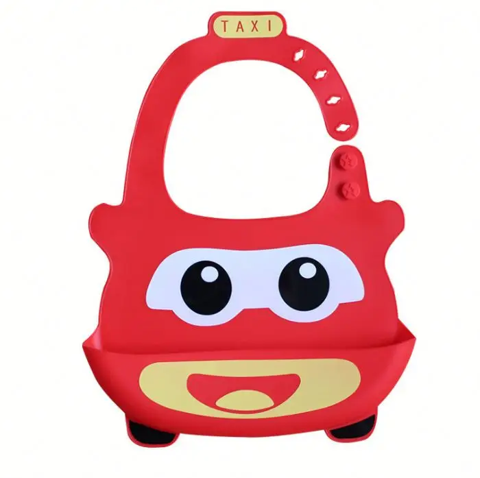 Adjustable with food pocket soft waterproof silicone baby bibs, Red, yellow, green, white, etc.(custom color) 
Adjustable with food pocket soft waterproof silicone baby bibs, Red, yellow, green, white, etc.(custom color)