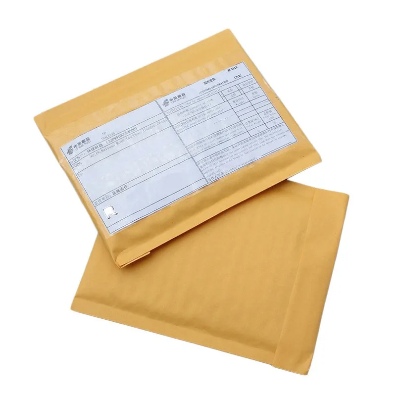 Wholesale reusable kraft paper bubble mailer courier bags