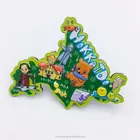 best selling home decoration flexible magnet 3d fridge magnet