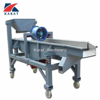 Peanut sieving machine mobile linear vibrating screen