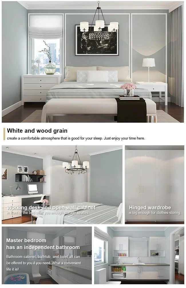2015 White Lacquer Whole House Custom Modern Furniture Design