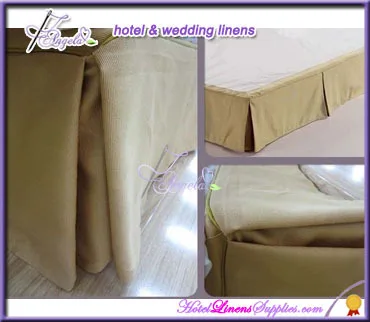 white bed skirts