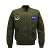 Lightweight American College Jacket,Nasa Men's Usa Flag Nasa Flight Jacket Custom Wholesale
