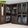 Luxury solid wood made clothes closet wardrobe, walk-in closet mini lockers