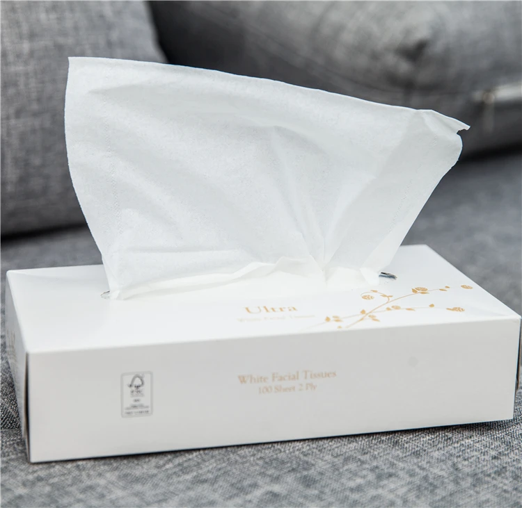 Factory Cheap Soft Facial Tissue Box Design for Home Use