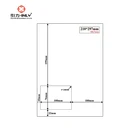 shipping label A4 invoice paper with single integrated label