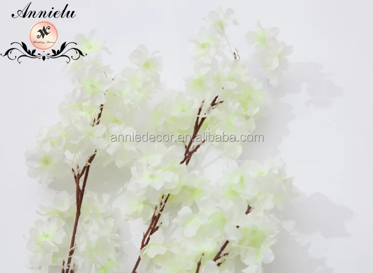 Wholesale Cream Silk Orchids Steam Artificial Orchid Flowers For Decoration Wedding Artificial