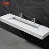 china popular vanity sink cast stone basin / vanity double lavabo designs hotel sink bathroom