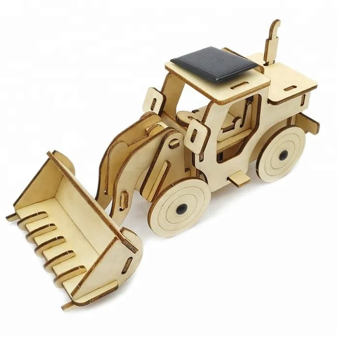 solar energy wooden puzzle