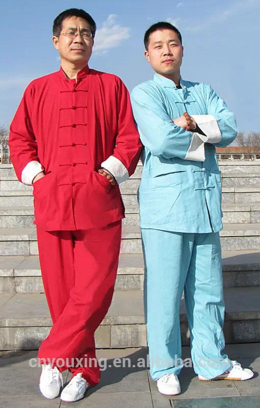 Chino tradicional de algodón kung fu uniforme en artes marciales