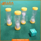 Plastic sand timer, high quality board game timers