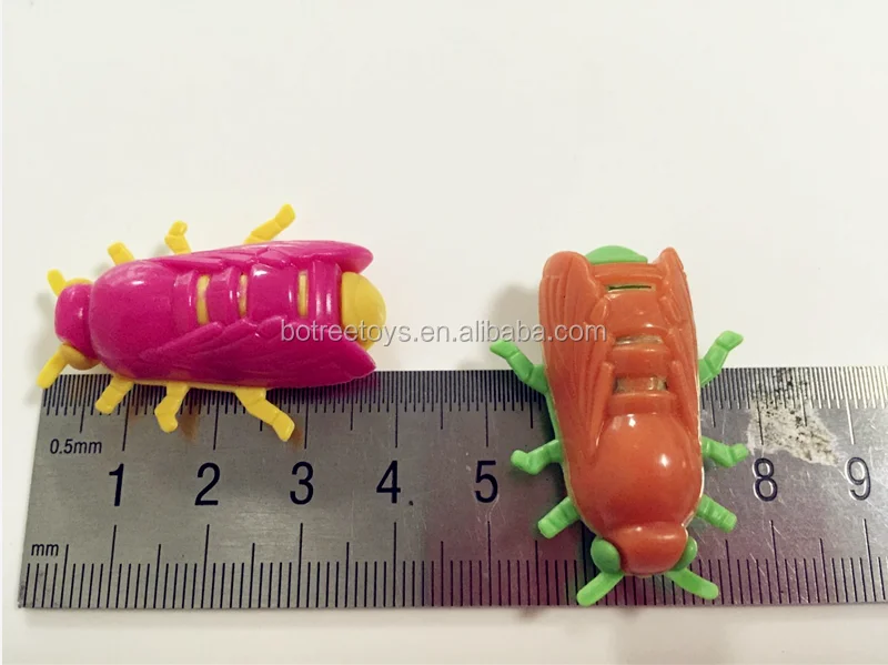 plastic crickets insect car mini gift plastic toys for kids