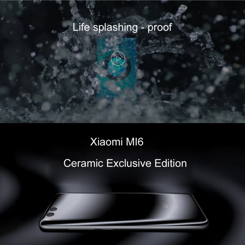 Hot selling Xiaomi Mi6 6GB 64GB 5.15 inch Curved Edge Qualcomm Snapdragon 835 4G GPS smartphone