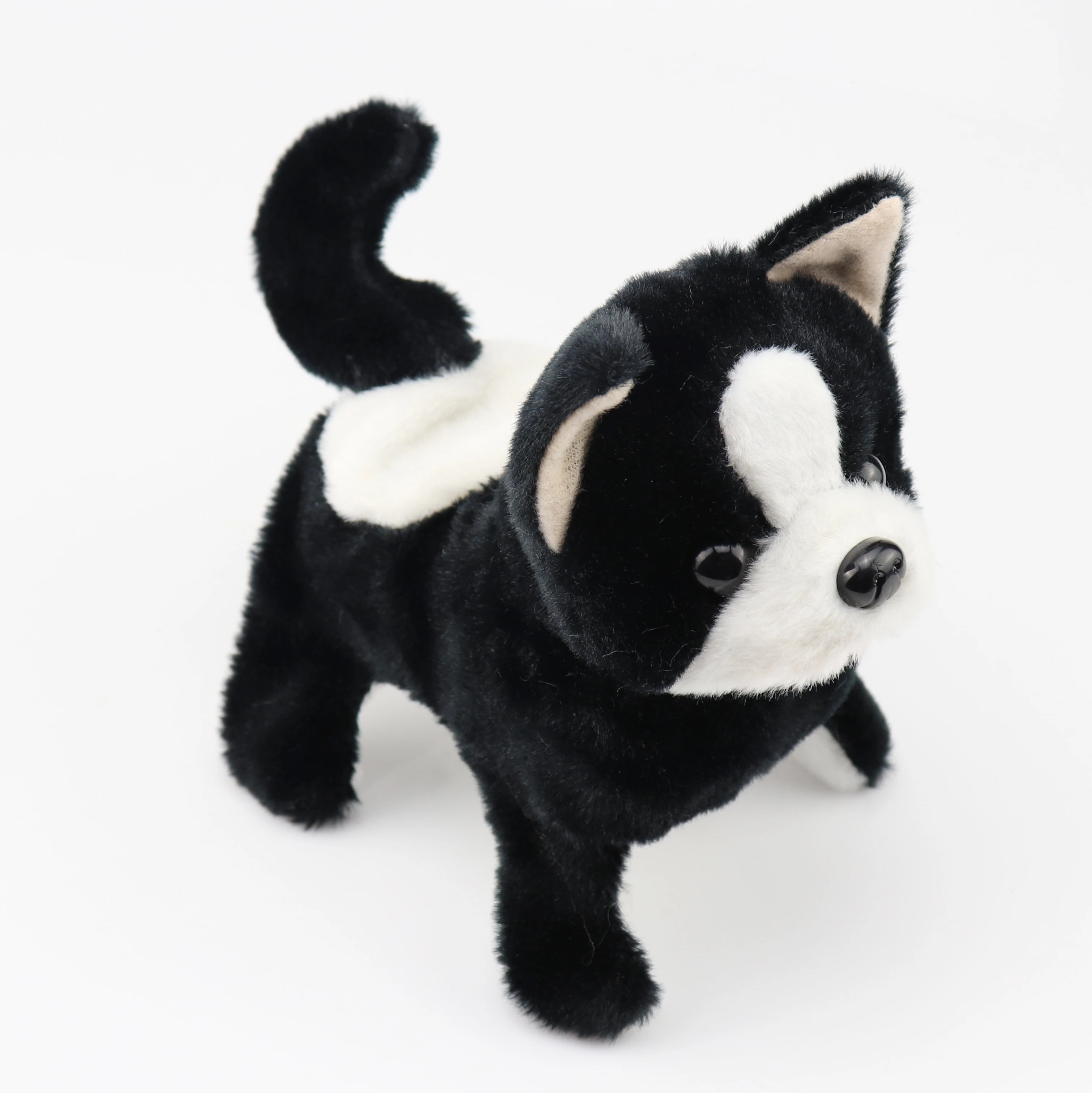 walking stuffed animal dog