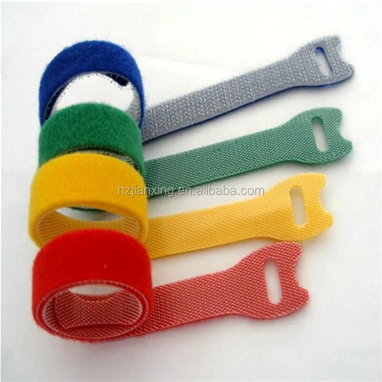Manufacturer 100% nylon logo stape/grade A cable tie hook and loop