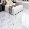 Eiffel foshan home carrara white floor tiles white color full polished glazed porcelain bedroom floor tile 600x600