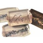 Dinnerware Decal Animals Rectangle Plastic Melamine Serving Tray Rolling Tray With Handle