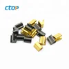 Factory wholesale high quality hardware accessories european custom design metal brass zipper top stop for guangzhou
